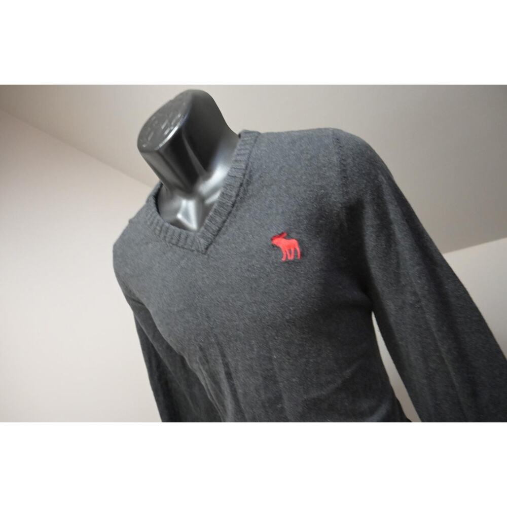 Abercrombie & Fitch Muscle Fit Cotton Cashmere Sweater V Neck Mens Size 2XL (XL)